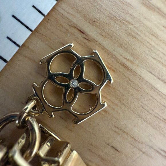 Ann Taylor Long Layered Gold-Tone Necklace With Faux Pearl Accents - Picture 10 of 15